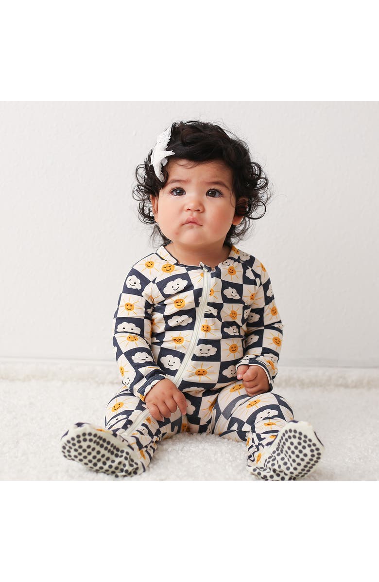 Bestaroo Checkmate Print Footie, Alternate, color, 