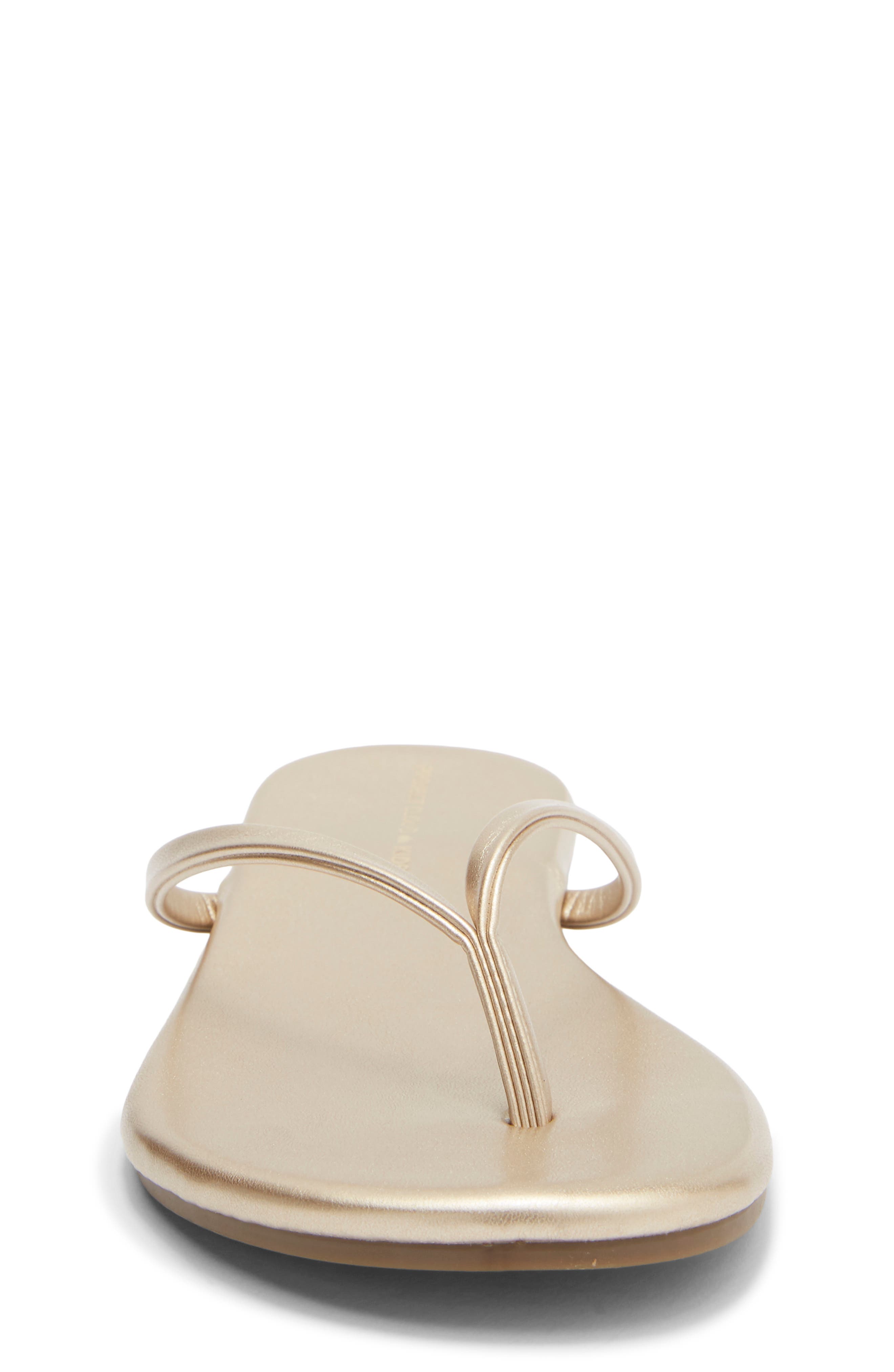 Kids' Little Fountain Flip Flop, Alternate, color, GOLD METALLIC