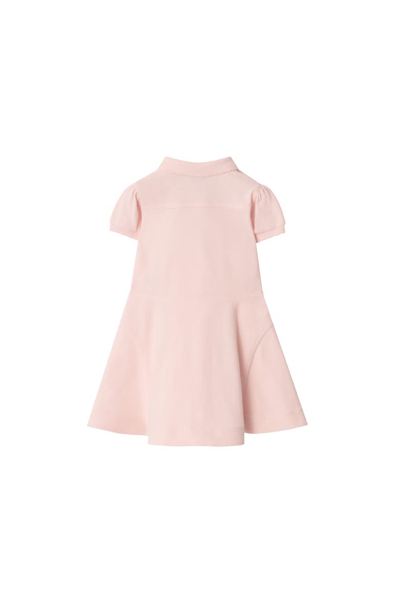 Burberry Cotton Polo Shirt Dress, Alternate, color, Ice Pink