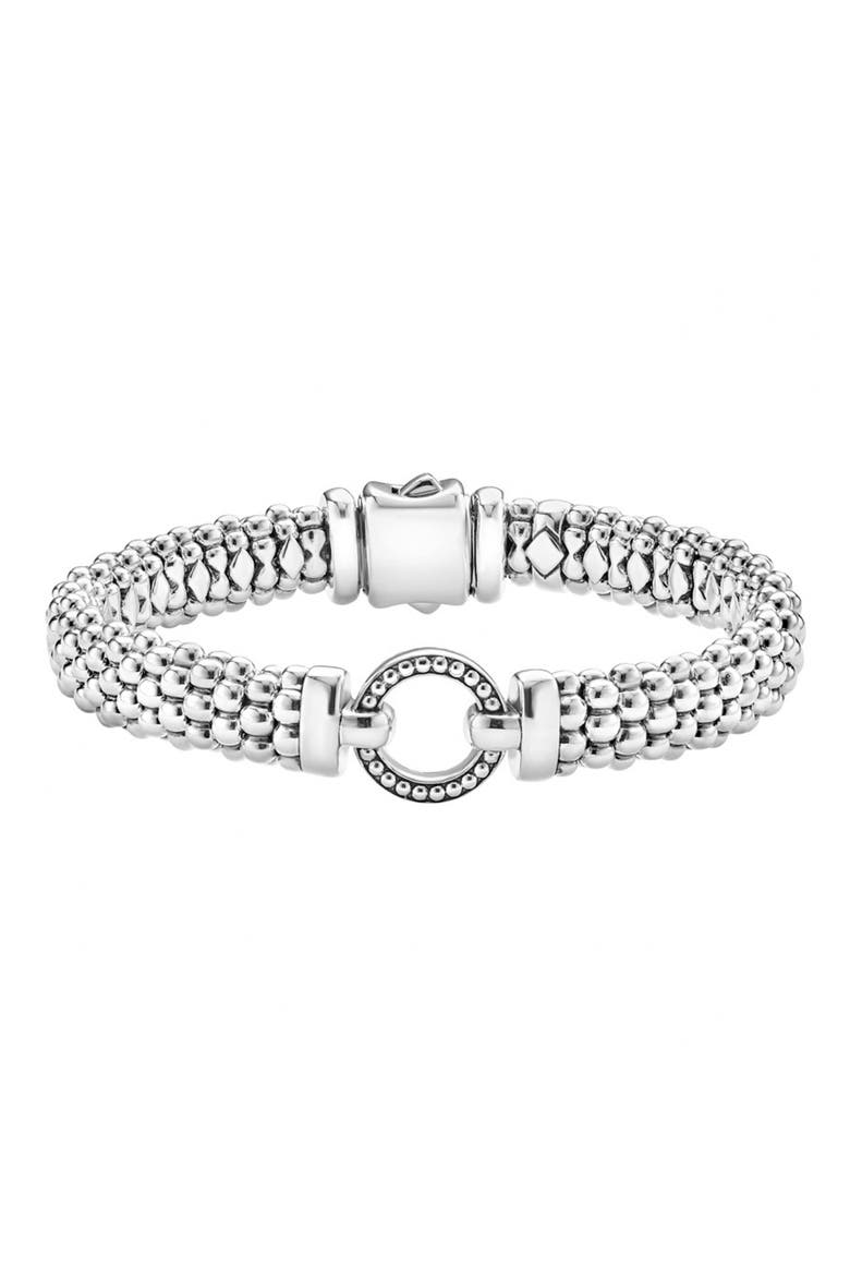 'Enso' Caviar™ Rope Bracelet, Main, color, SILVER