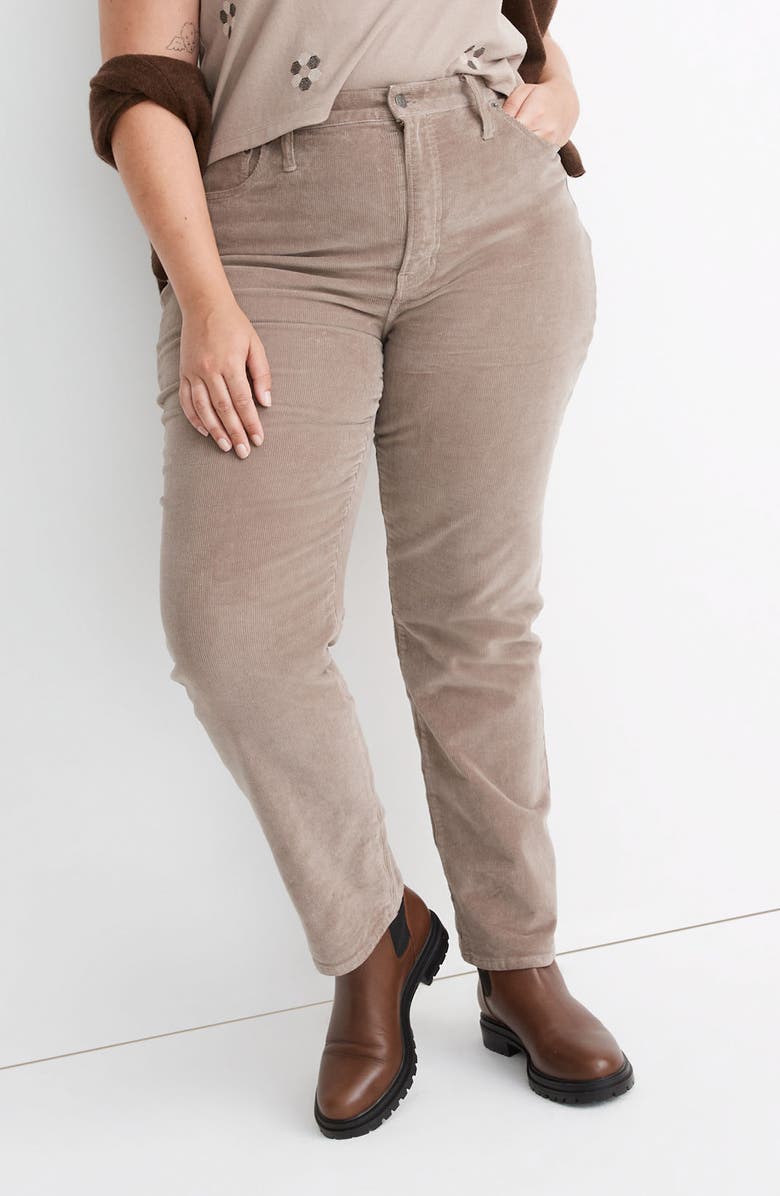 Madewell The Perfect Straight Corduroy Pants, Alternate, color,