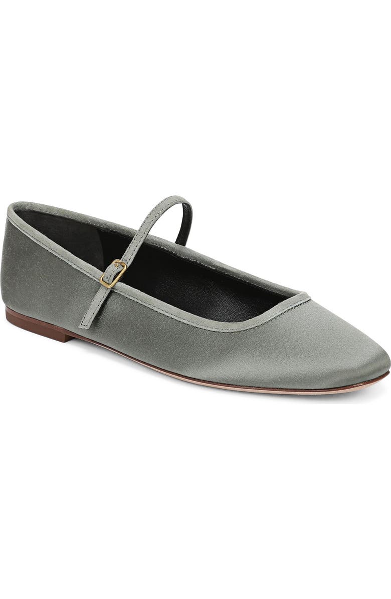 Veronica Beard Ellie Mary Jane Flat, Main, color, Stone Army