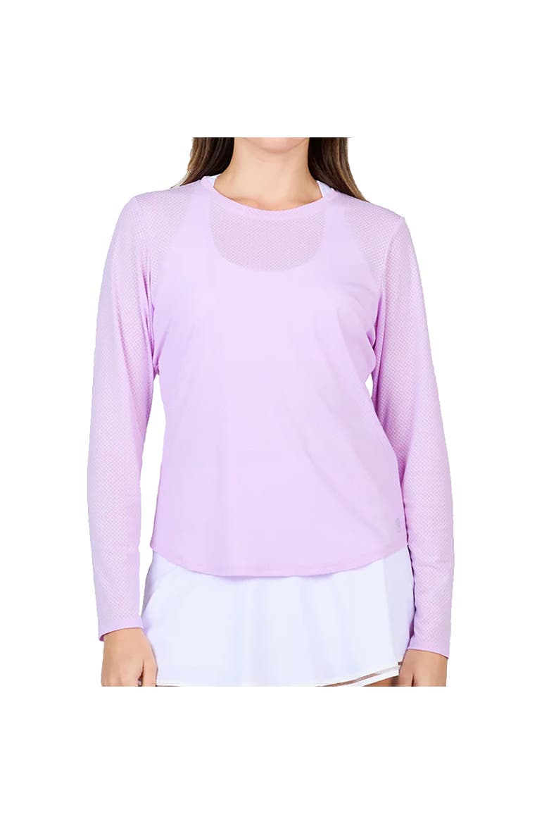 Staples Womens Long Sleeve Tennis Shirt, Main, color, Lavender