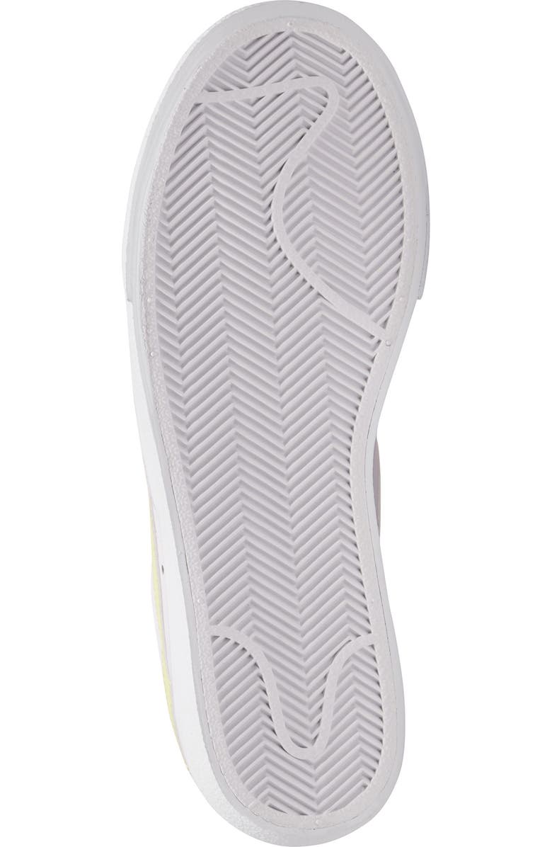 Nike Blazer Low Platform Sneaker, Alternate, color, White/ Lime/ Orange/ Black