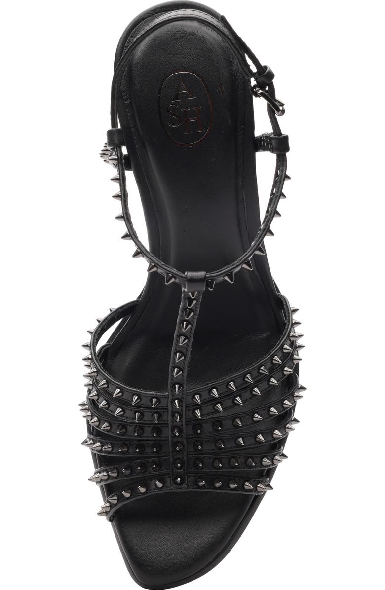 Ash Desire Studded T-Strap Sandal, Alternate, color,