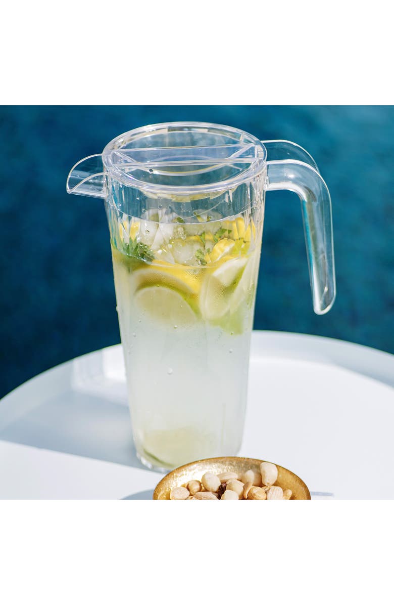 VIETRI Superglass Shatterproof Pitcher, Alternate, color, Clear
