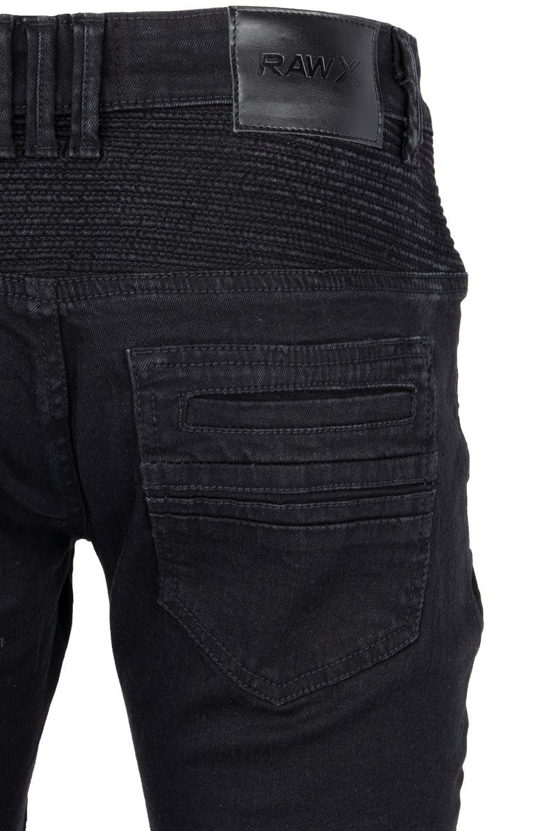 XRAY Rawx Skinny Fit Moto Jeans, Alternate, color,