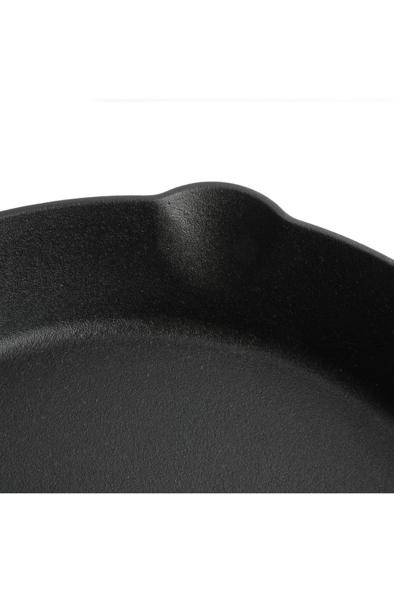 Cast Iron Preseasoned Skillet, 10 Inch, Alternate, color, Black