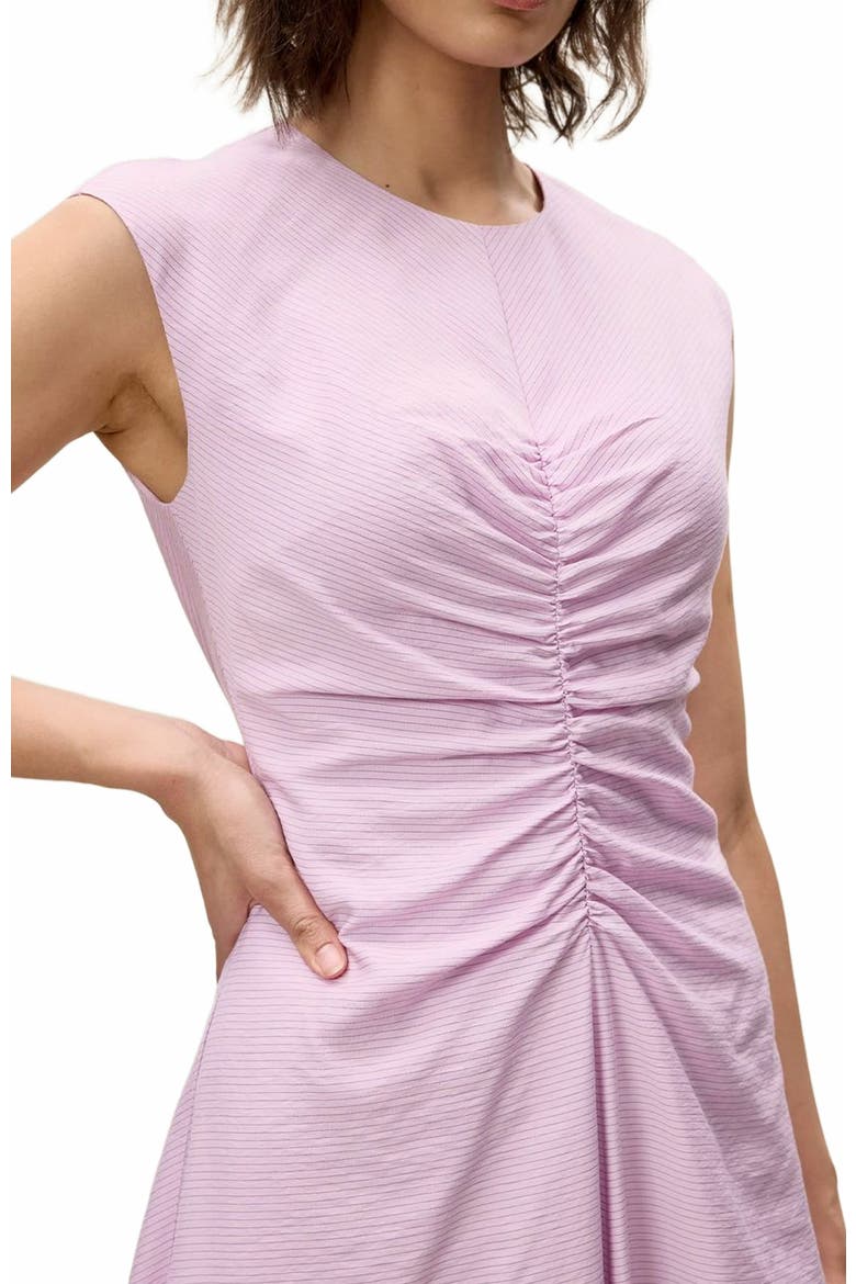 Allegra Stripe Dress, Alternate, color, WISTERIA