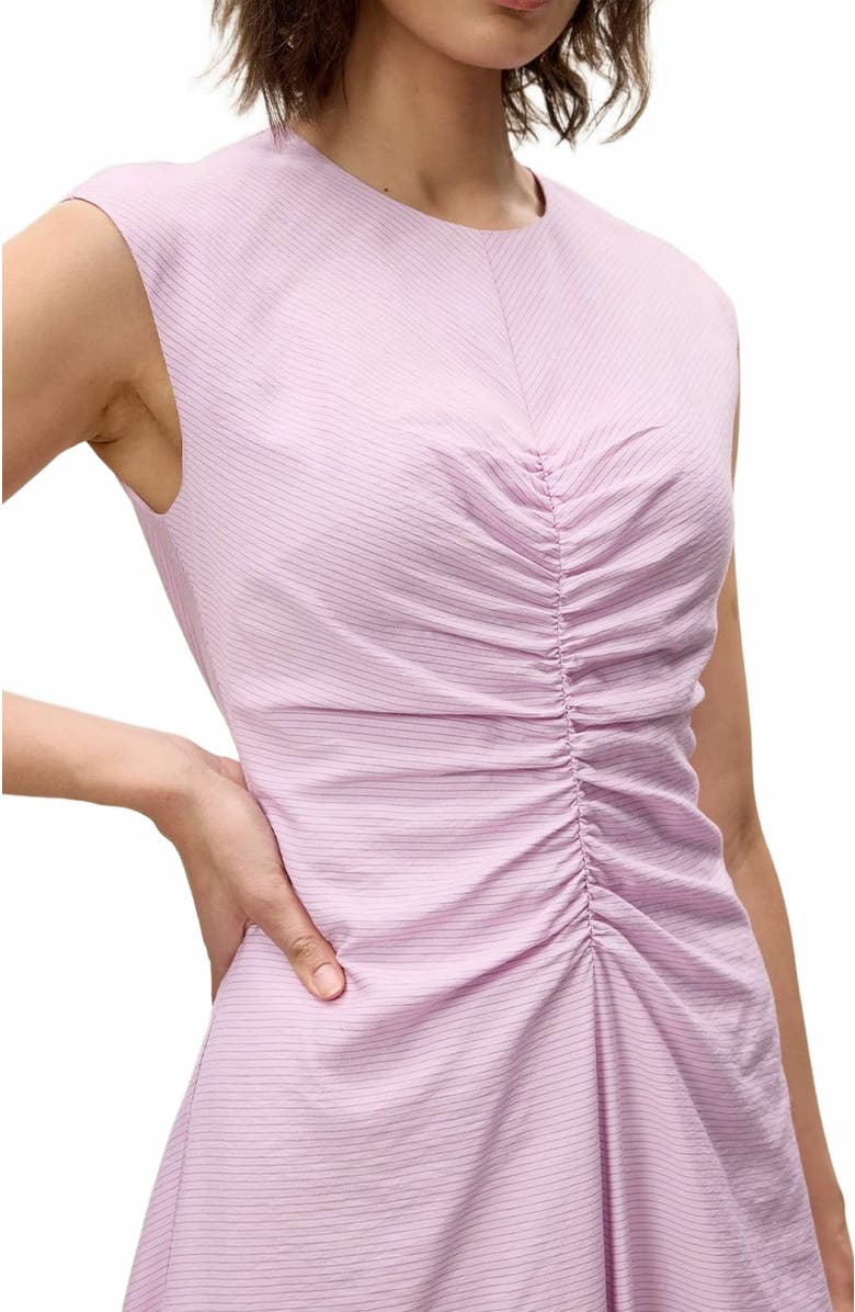 Rebecca Taylor Allegra Stripe Dress, Alternate, color, Wisteria
