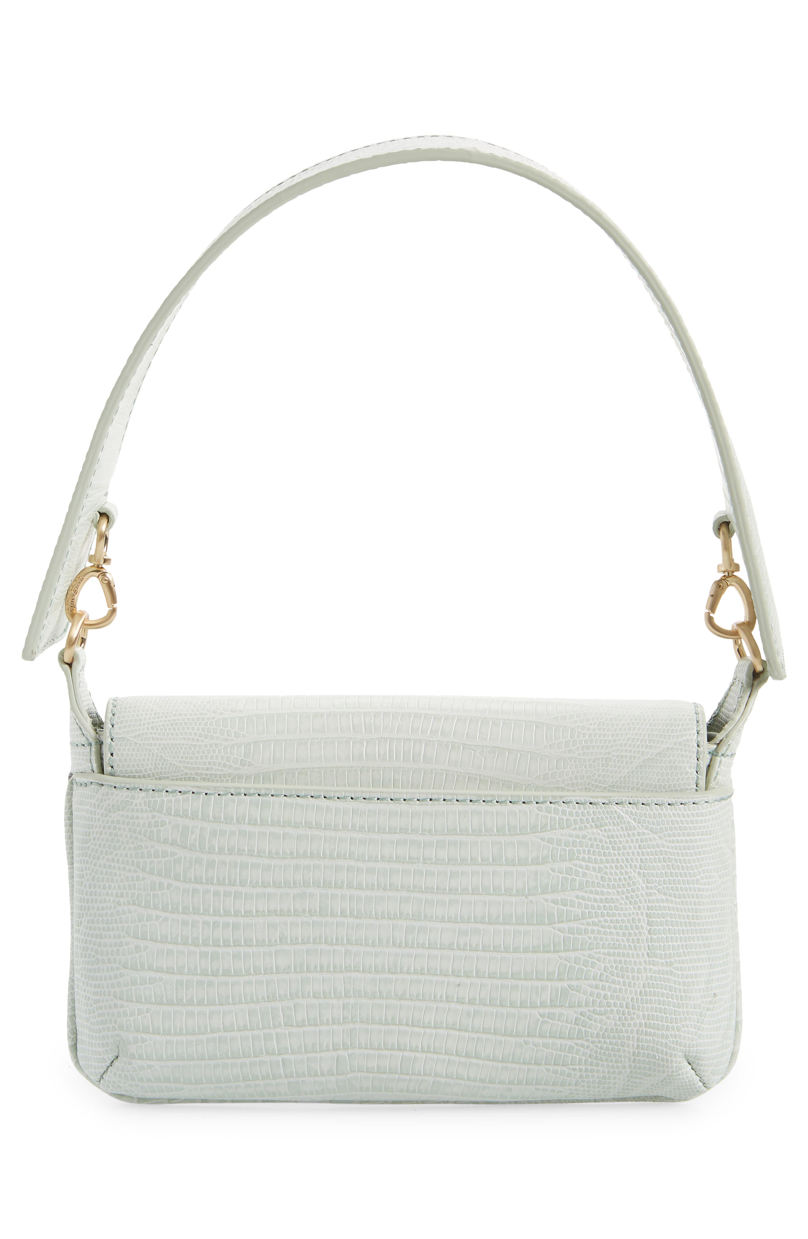 Cult Gaia Damara Leather Shoulder Bag, Alternate, color, 