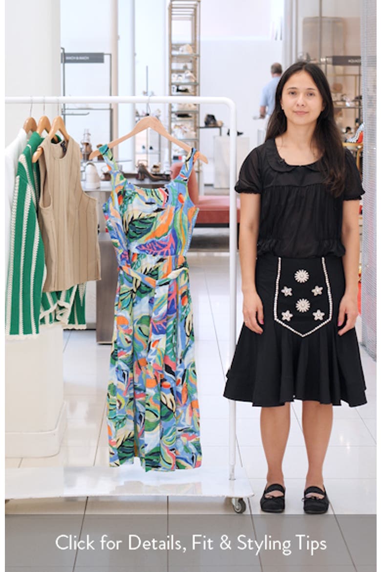Sophie Island Beat Cotton Midi Sundress video