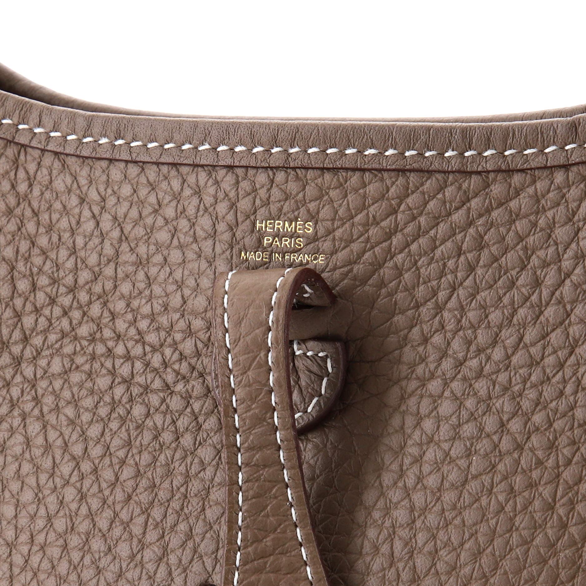 Pre-Owned Hermes Evelyne Bag Gen III Clemence TPM, Alternate, color, Etoupe