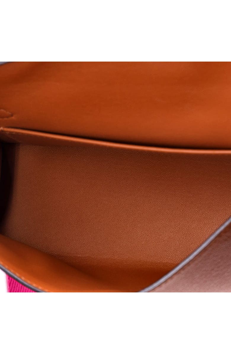 Pre-Owned Hermes Kelly Mini II Amazone Handbag Brown Chevre Mysore with Palladium Hardware 20, Alternate, color,