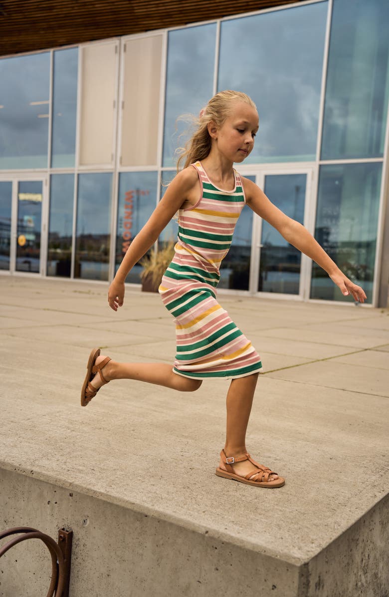 THE NEW Kids' Ohara Rib Dress, Alternate, color, Multi Striped