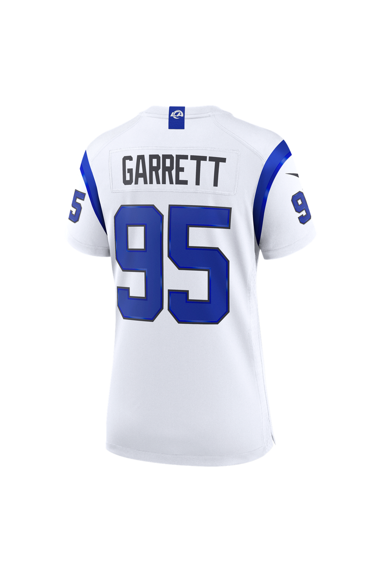Women's Nike Myles Garrett Los Angeles Rams Fearsome White Game Jersey, Alternate, color, White