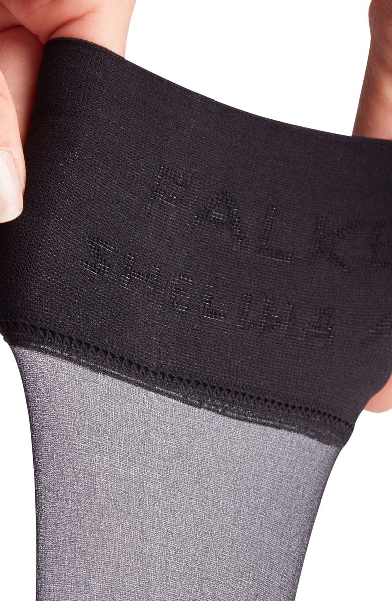 Falke 'Shelina 12 Denier' Ultra Sheer Knee Highs, Alternate, color, Black