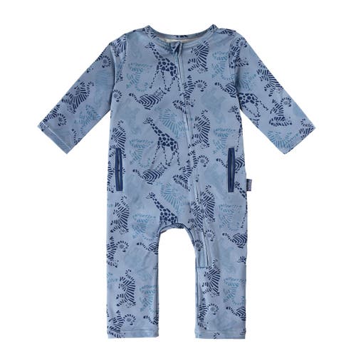 Uv Skinz Active Fleece Romper In Zoo Friends