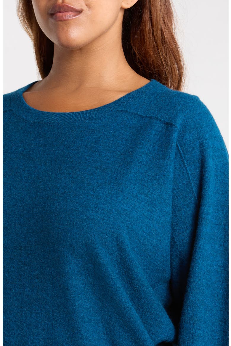 Crewneck Wool Sweater, Alternate, color, SAIL BLUE