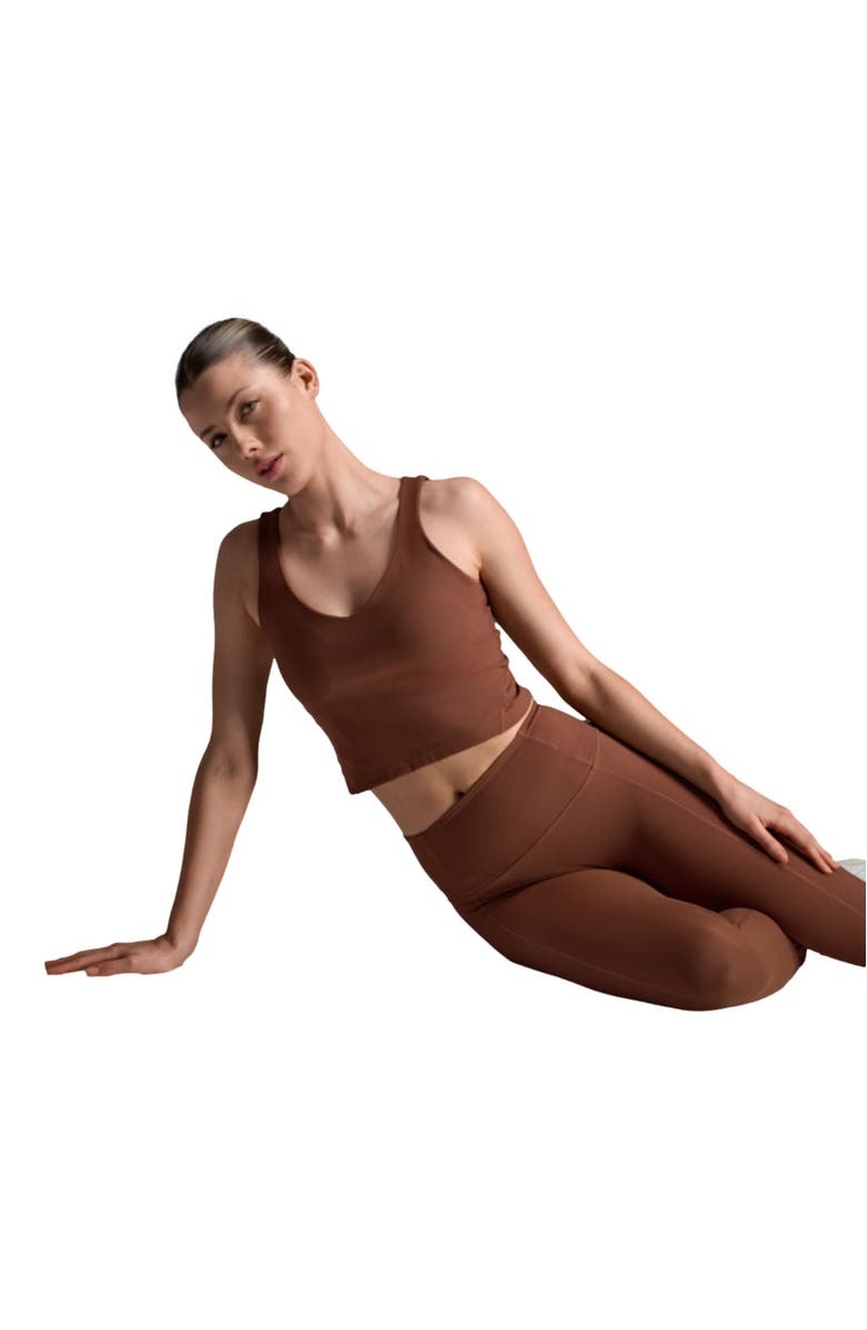 2XU Fluid Longline Bra, Alternate, color, Sepia/Sepia