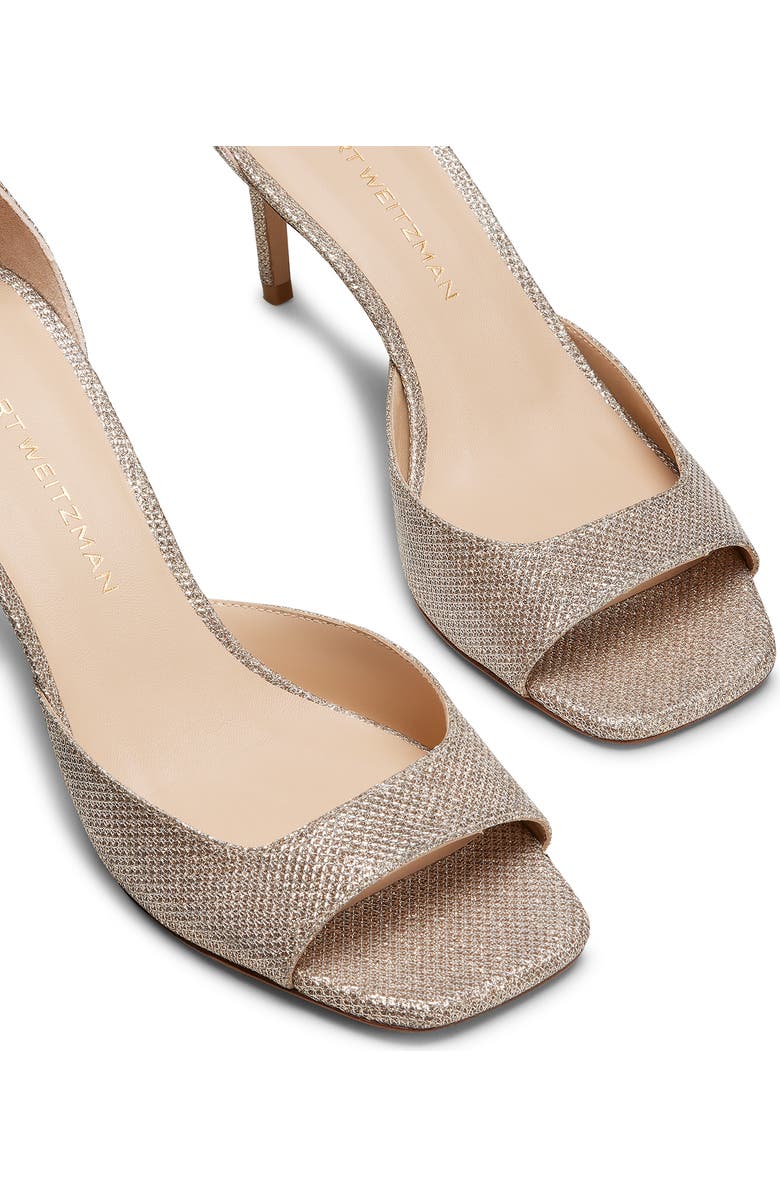 Stuart Weitzman Nudistia 75 Sandal, Alternate, color, Poudre