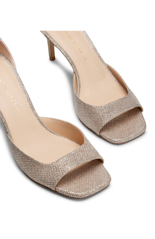 Stuart Weitzman Nudistia 75 Sandal In Gray