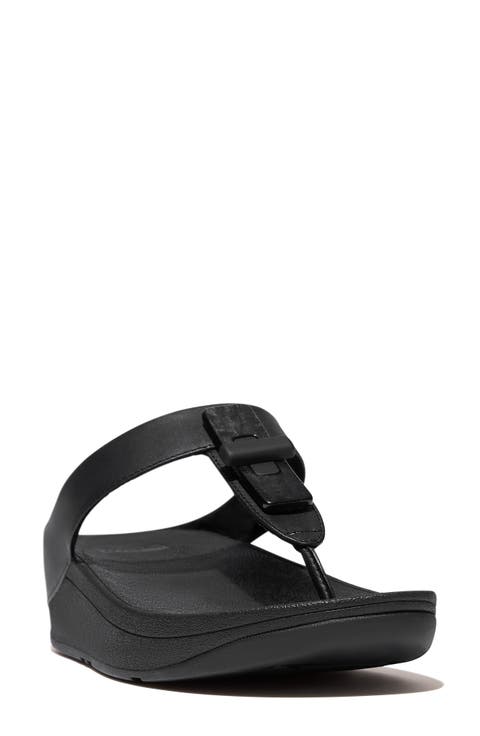 Fino Resin-Lock Leather Flip Flop
