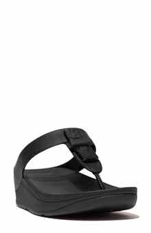 Fino Resin-Lock Leather Flip Flop