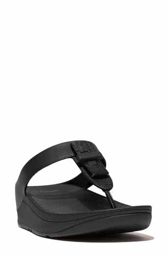 Fino Resin-Lock Leather Flip Flop