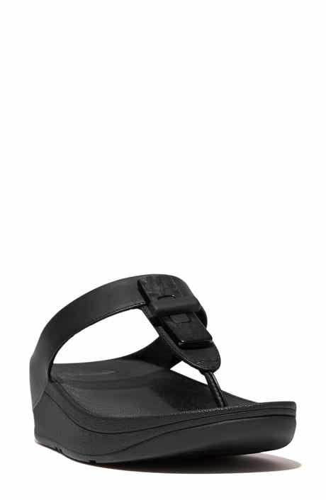 Fino Resin-Lock Leather Flip Flop
