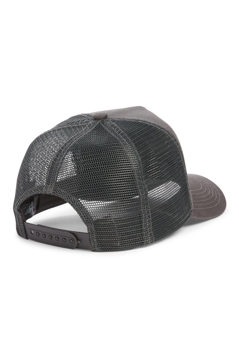 Call Me Back Trucker Hat, Alternate, color, DARK GREY