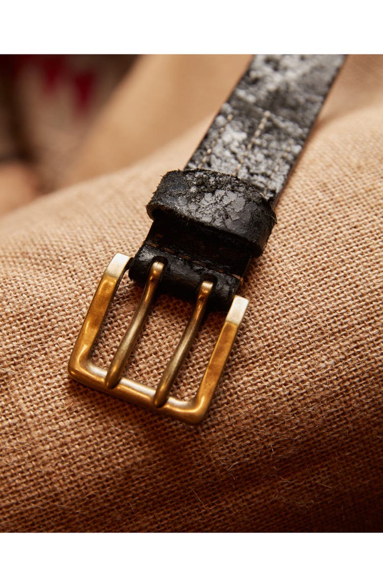 Fortela Tasha Leather Belt, Alternate, color, Black