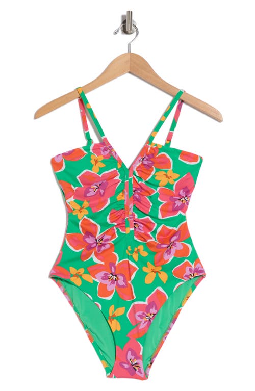 Sanctuary Women's Shirred-front One-piece Swimsuit In Multi