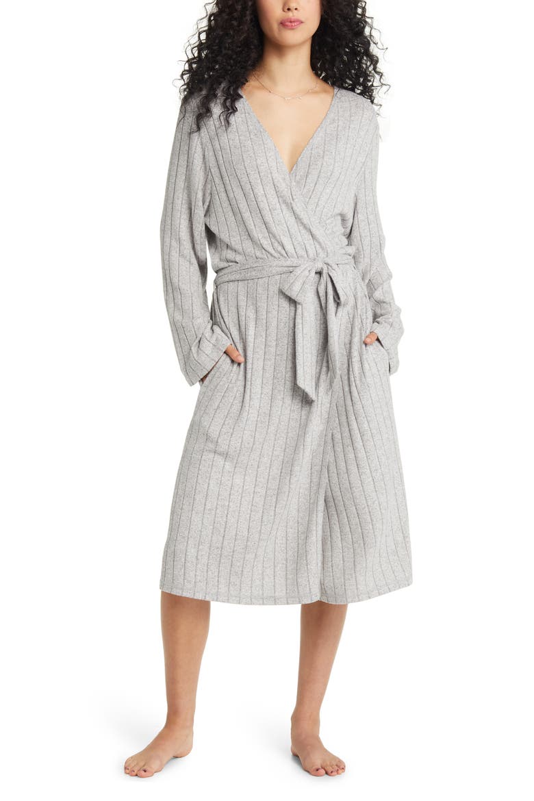Rib Robe, Main, color, GREY PEARL MARL