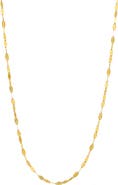 AMERICAN EXCHANGE Flat Link Chain Necklace