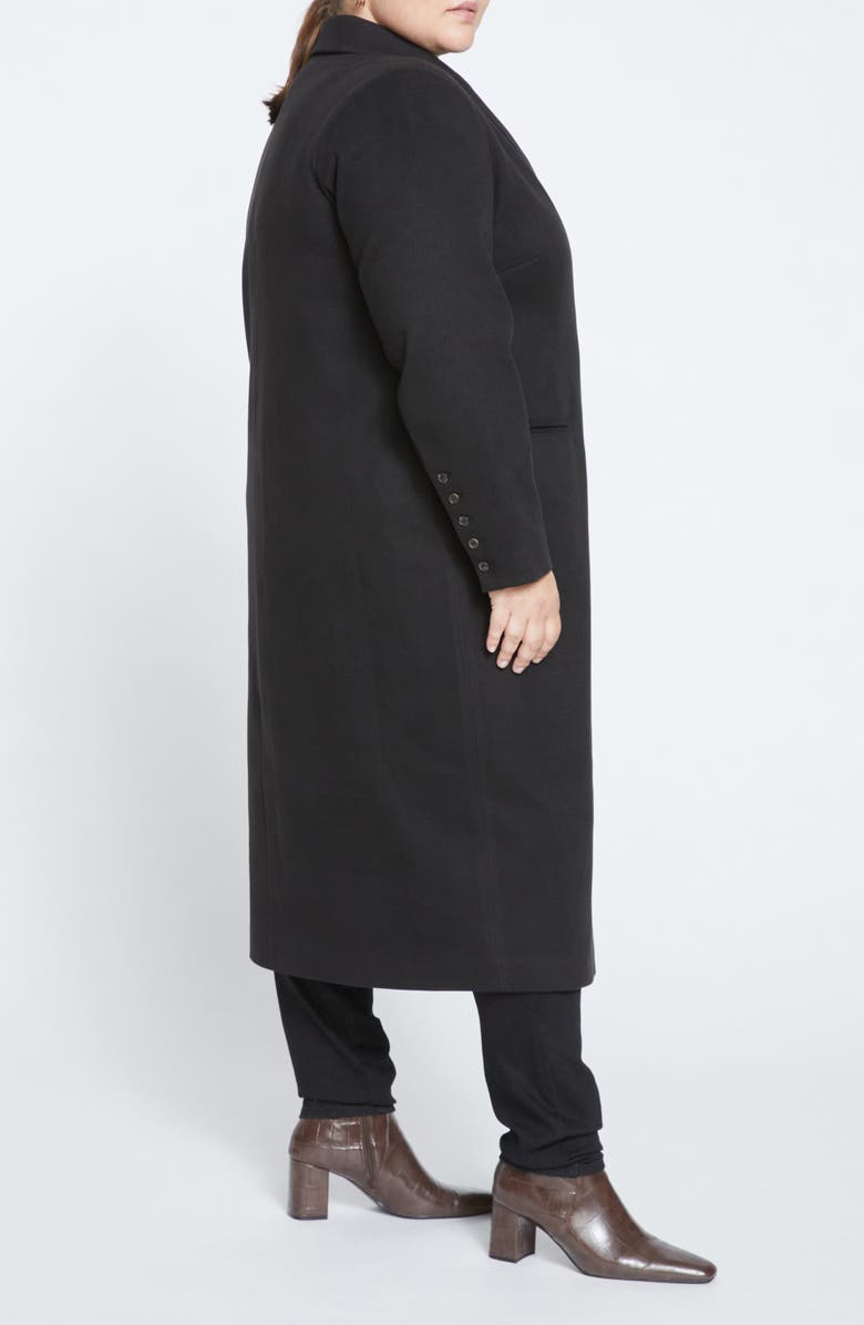 Universal Standard Jackson Tailored Brushed Twill Coat, Alternate, color, 