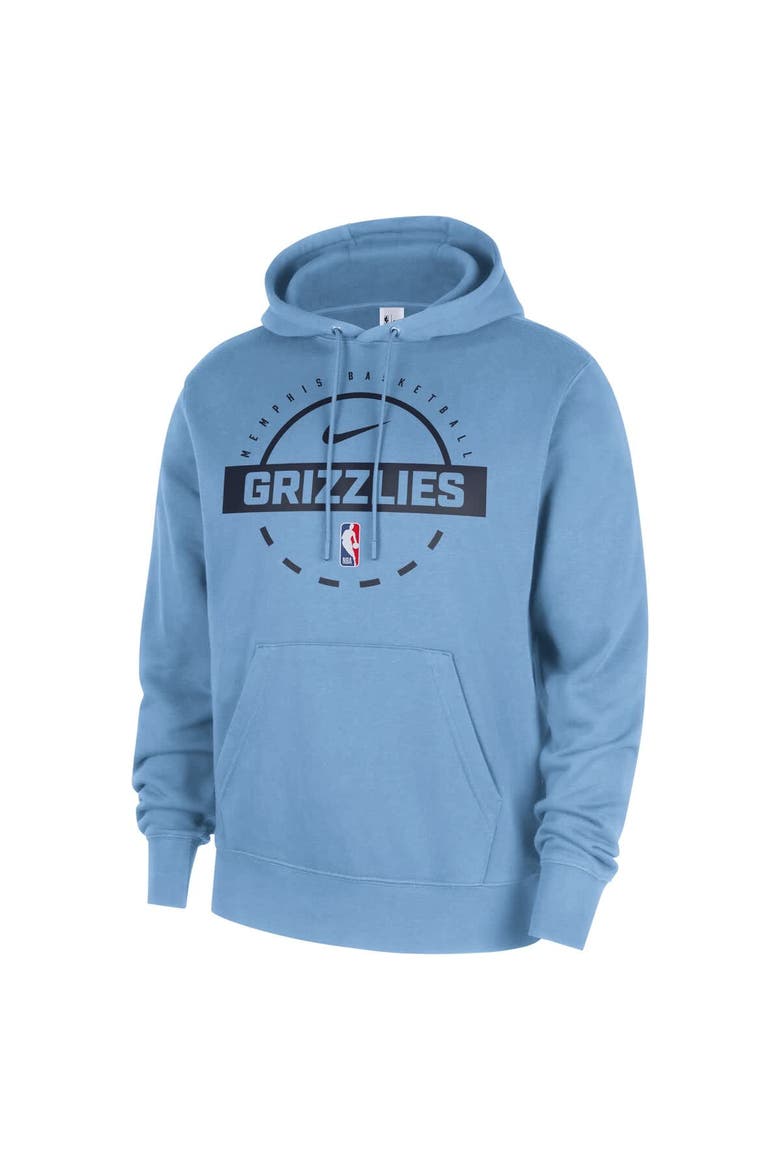 Men's Nike Light Blue Memphis Grizzlies 2025/26 Authentic Practice Club Pullover Hoodie, Alternate, color, Light Blue