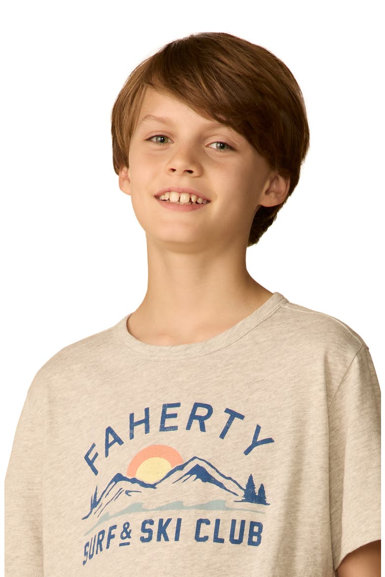 Kids' Surf & Ski Club Graphic T-Shirt, Alternate, color, LIGHT GREY HEATHER