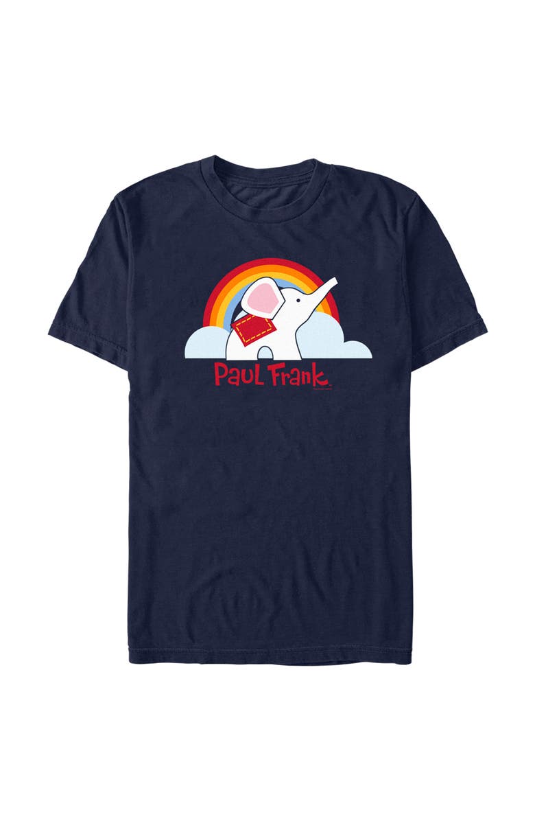 Paul Frank Men's Paul Frank Ellie Rainbow Graphic T-Shirt, Main, color, Navy Blue