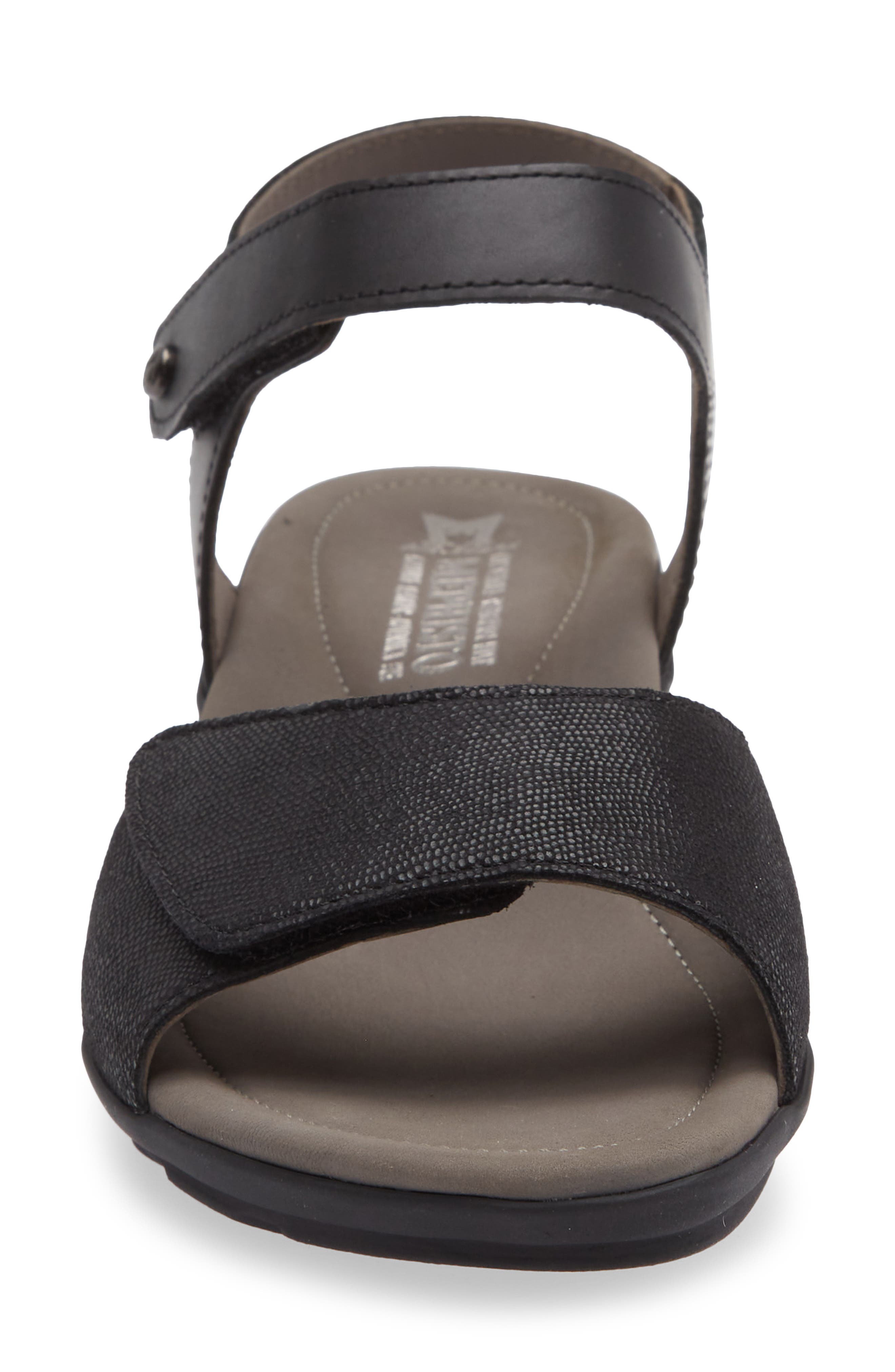Mephisto Pattie Sandal, Alternate, color, Black