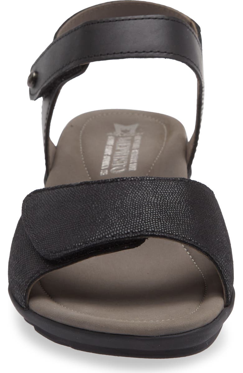 Mephisto Pattie Sandal, Alternate, color, Black