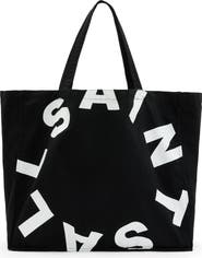 AllSaints Large Tierra Canvas Tote Bag