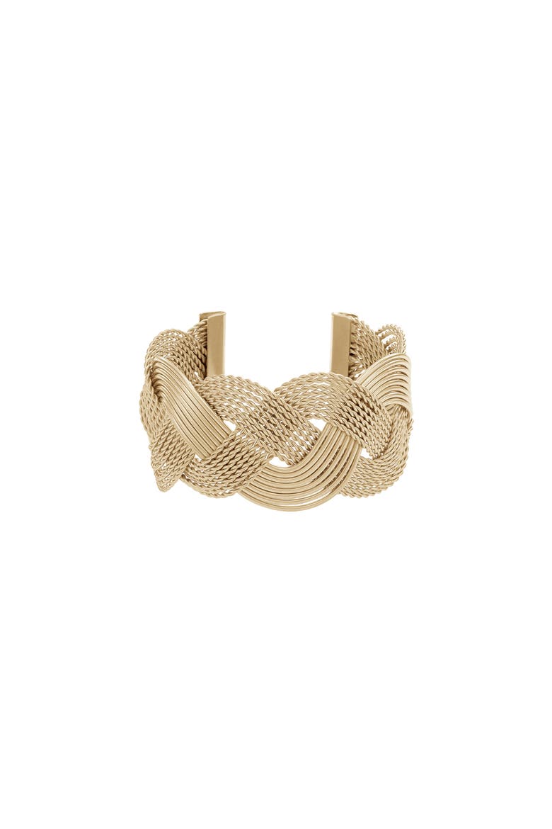 Charlotte Statement Cuff Bracelet Modern Minimalist Statement, Alternate, color, Warm Bronze