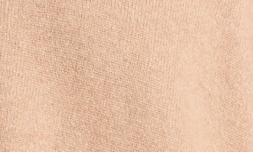 Bruno Magli Quarter Zip Wool & Cashmere Poncho In Camel