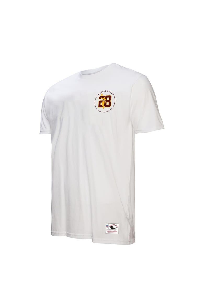 Men's Mitchell & Ness Darrell Green White Washington Commanders  Retired Player Name & Number T-Shirt, Alternate, color, White