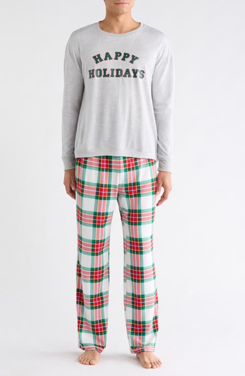 Dad Matching Family Long Sleeve Pullover & Pants Pajamas