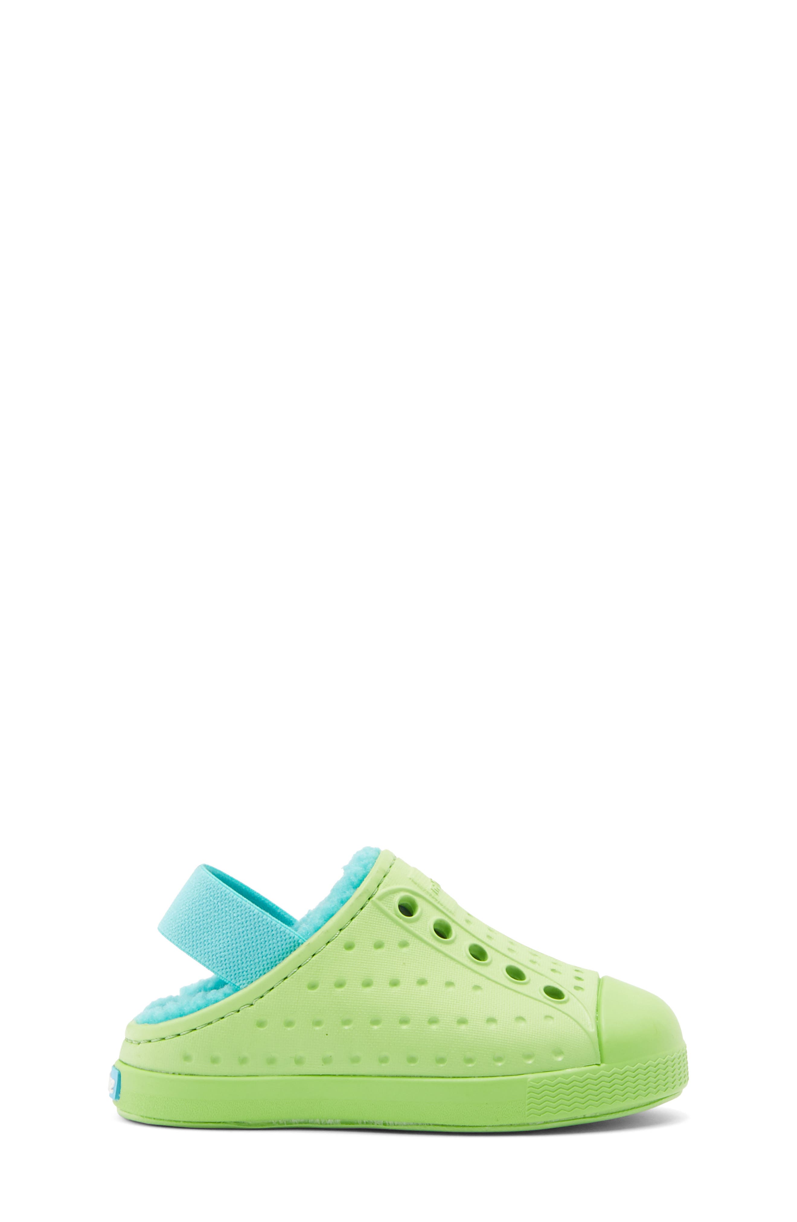 Native Shoes Jefferson Cozy Clog, Alternate, color, Snap Green/ Maui Blue