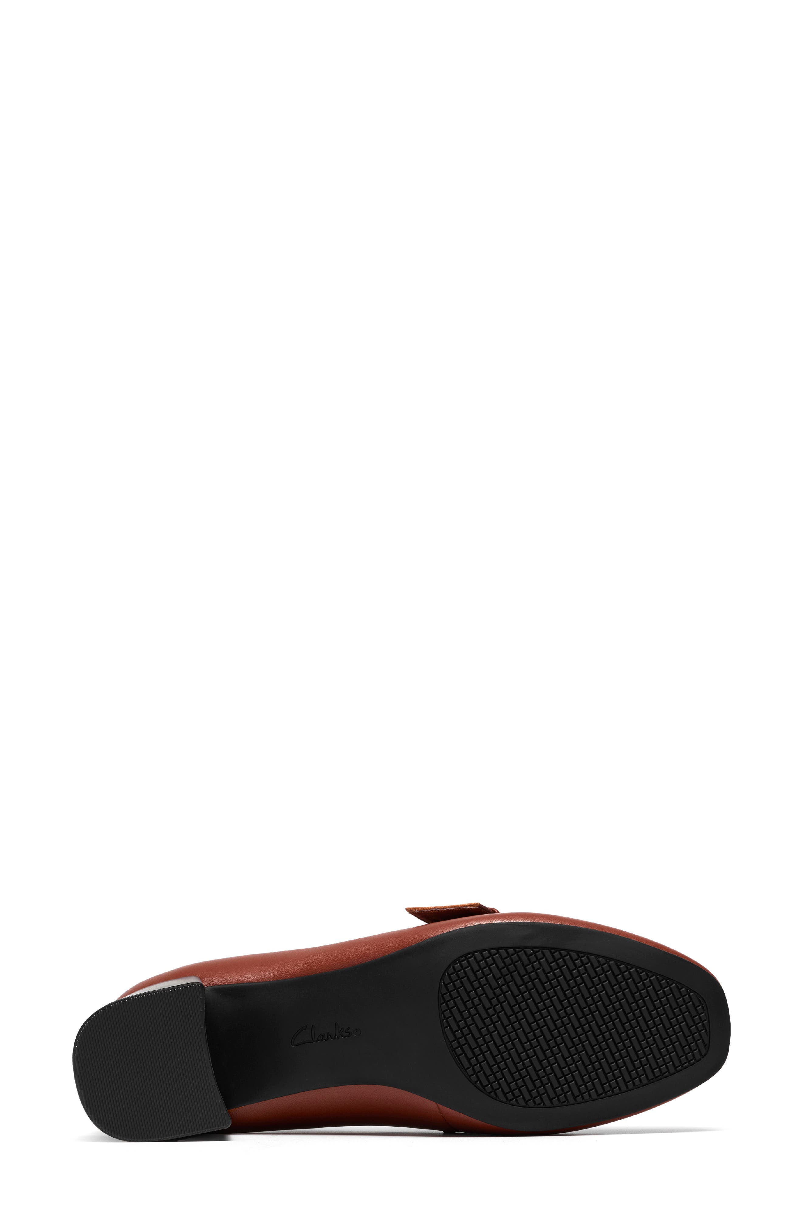 Iridessa Big Buckle Leather Loafer Pump, Alternate, color, TAN INTEREST