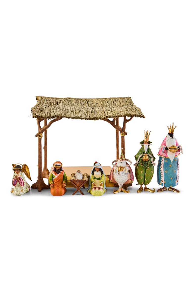 Patience Brewster World Nativity 8-Piece Set, Alternate, color, MULTI