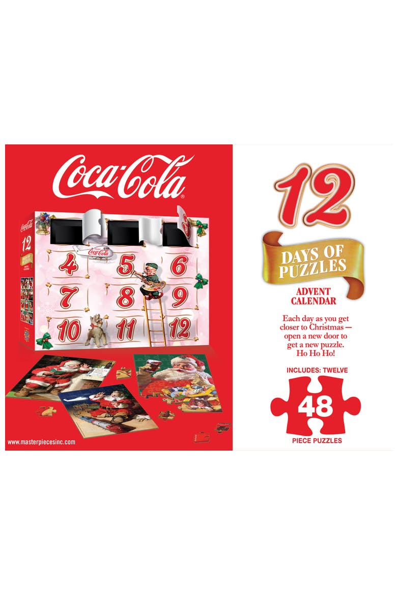 12 Days of Coca-Cola Jigsaw Puzzles, Alternate, color, Multicolor
